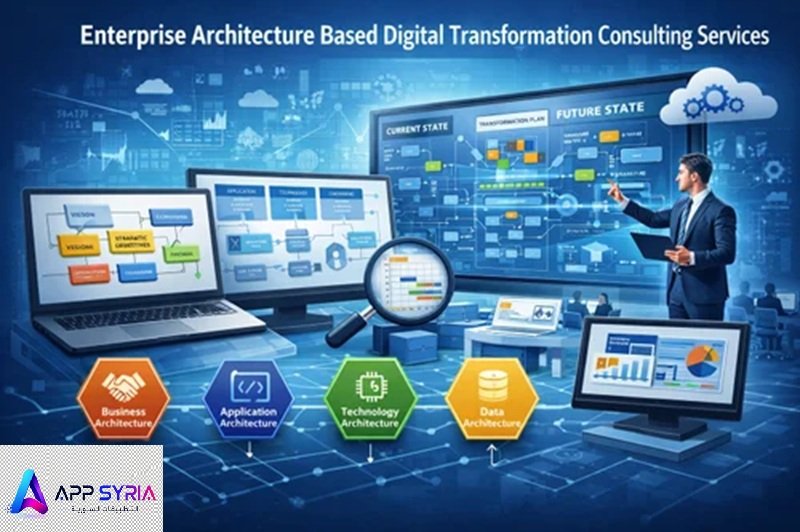 خدمات استشارات الاستراتيجيات الرقمية وتطوير البنية التحتية للبرمجيات في سوريا